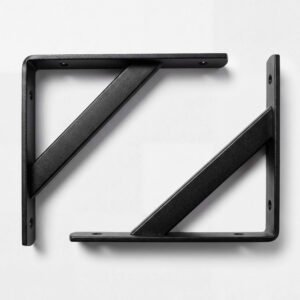 Steel Shelf Bracket, Pair, 250 mm